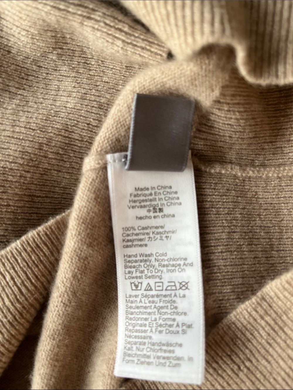 NWOT J. Crew | Cashmere Shrunken T-shirt | Heather Stone | Size M - Picture 8 of 12